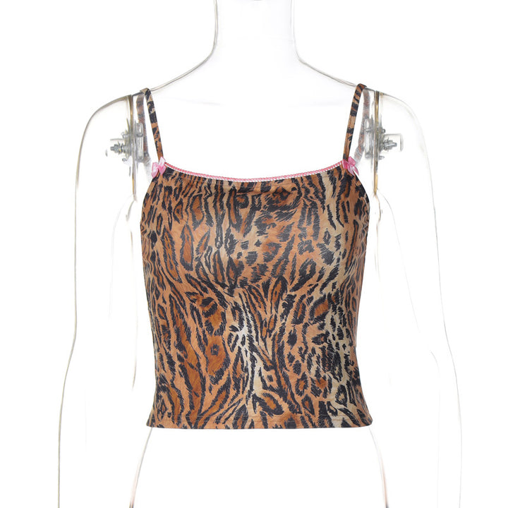 Dame overdel i trendy leopardmønster Stilla