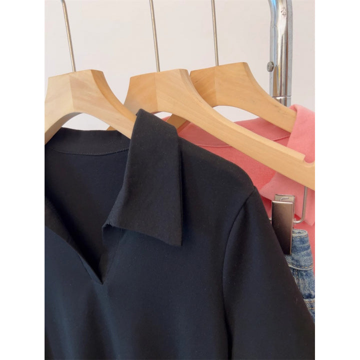 Kvinde Casual Polo Stil T-Shirt Stilla