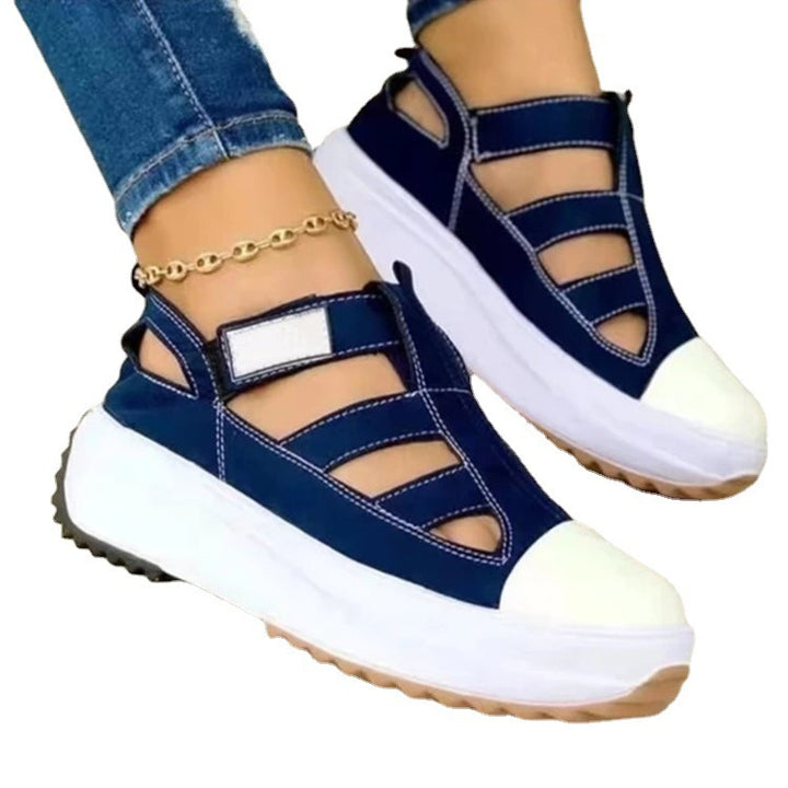 Damer Chunky Sneakers med åbent remdesign og forstærket hælområde Stilla