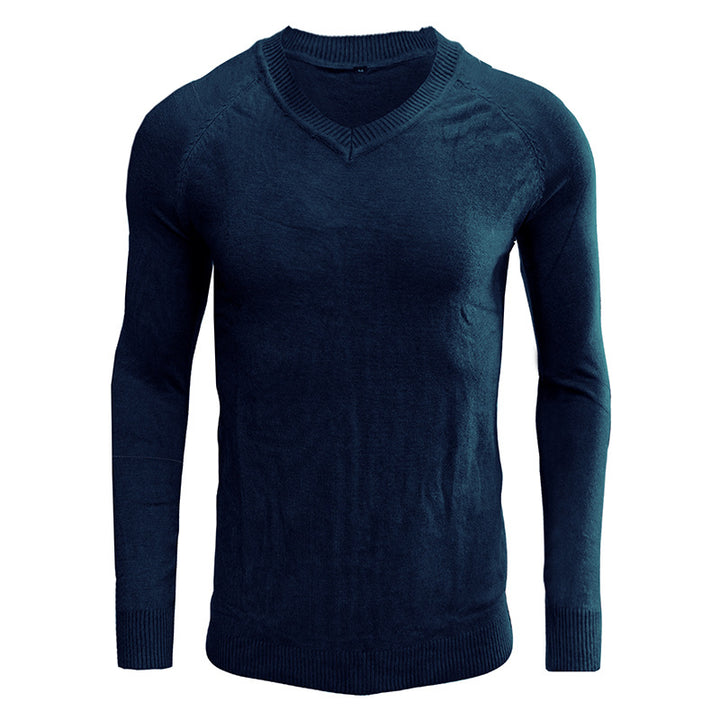 Herrer moderigtig V-hals pullover i høj kvalitet materiale Stilla