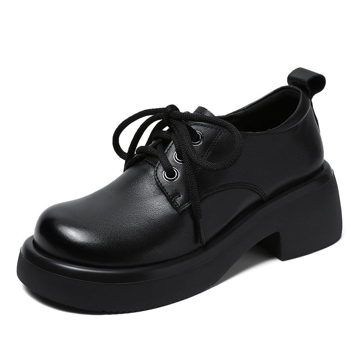 Kvinder Chic Snøring Blokhæle Oxfords Stilla