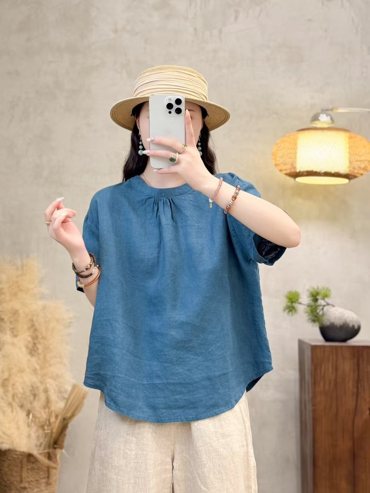 Femme Relaxed Fit Kortærmet Bluse Stilla