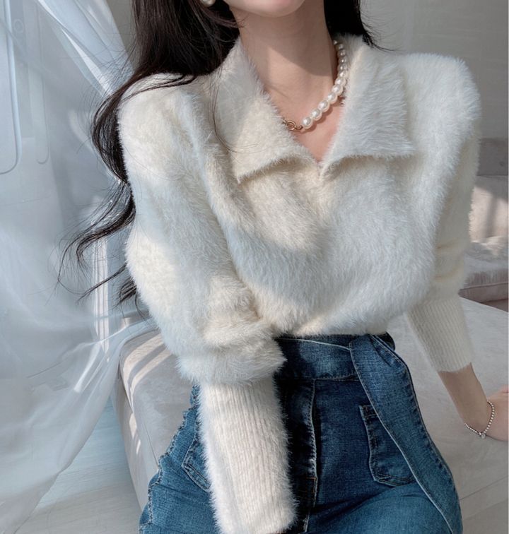 Femme Cozy Tekstureret Strikpullover Stilla