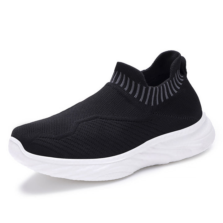 Dame Strik-Sneakers med elastisk indsats og dæmpende sål Stilla
