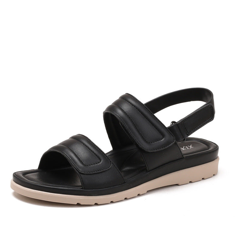 Dame komfortable sandaler med justerbare velcro-lukninger og dæmpende fodseng Stilla