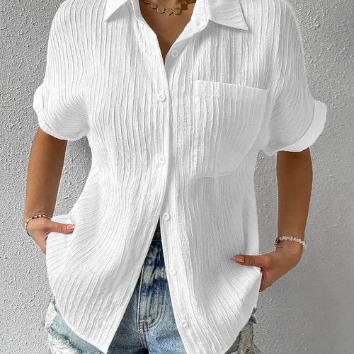 Dame Oversize Skjorte Stilla