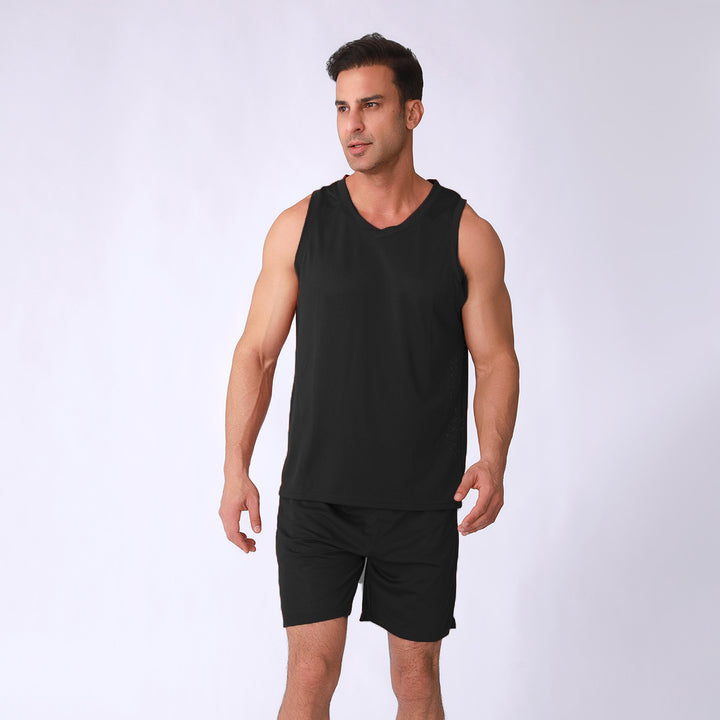 Herre sports top og shorts sæt Stilla