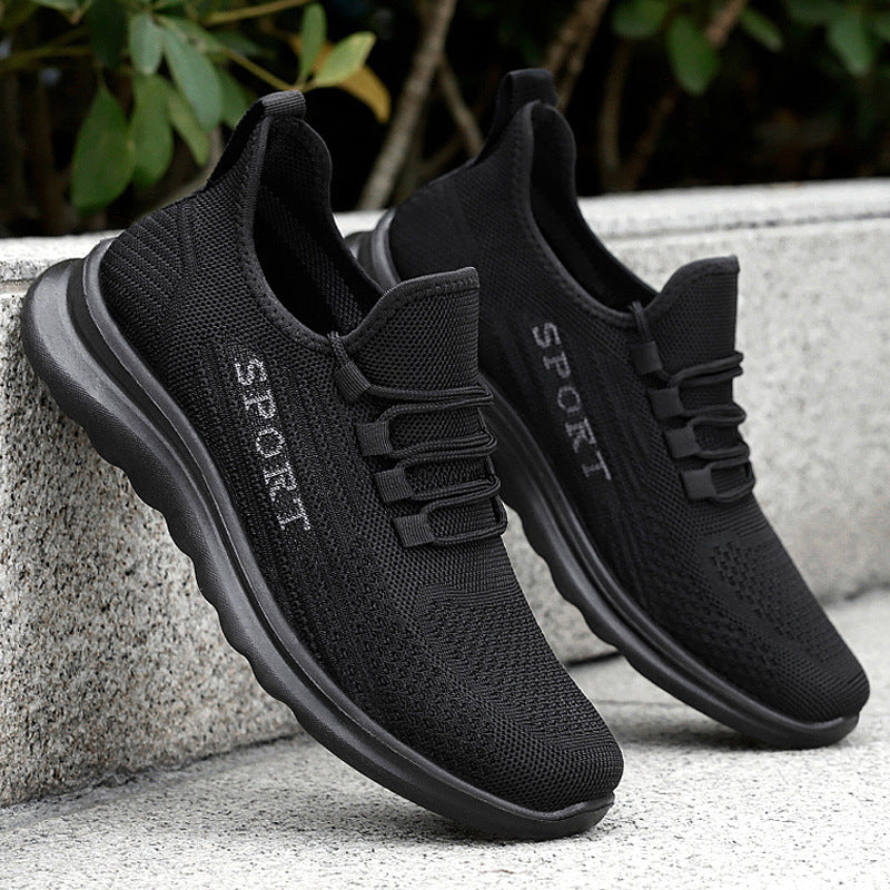 Femme Let Slip-On Sport Sneakers med fleksibelt Strikovermateriale Stilla