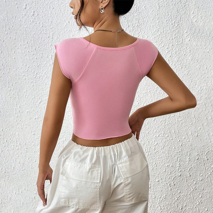 Dame Mode Crop Top Stilla