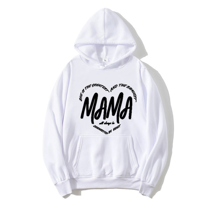 Kvindernes hoodie med kreativ mama slogan Skovae