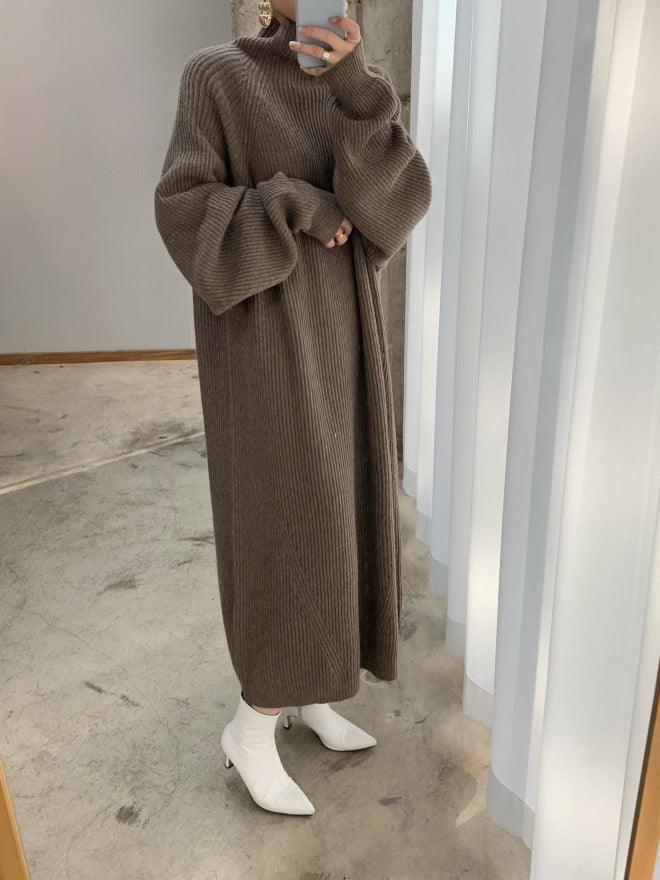 Stilla | Casual Kjole Med Rullekrave