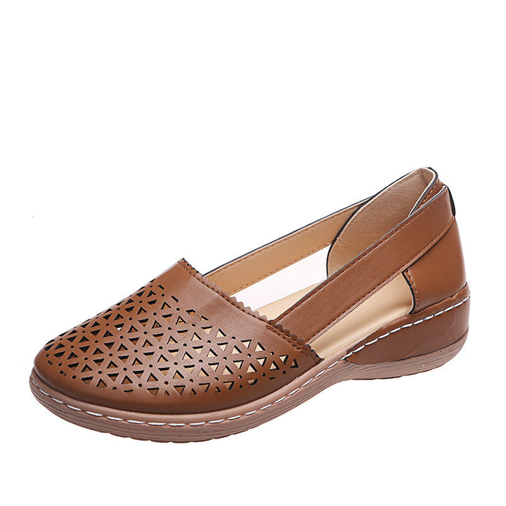 Dame Komfortable Slingback-Sko med åndbart design Stilla