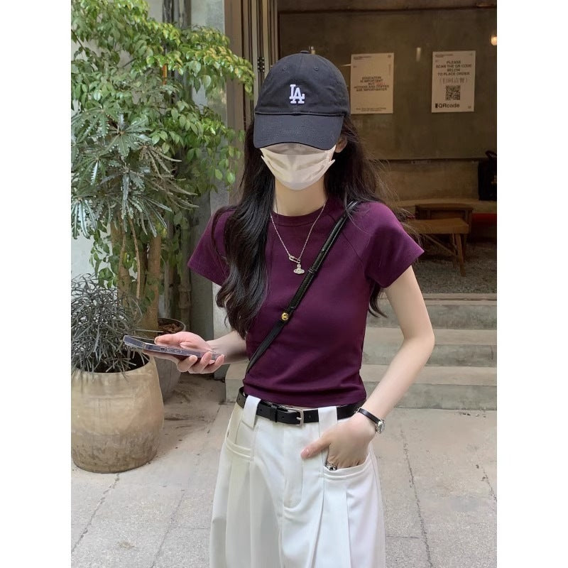 Femme Cropped Relaxed Fit T-Shirt Stilla