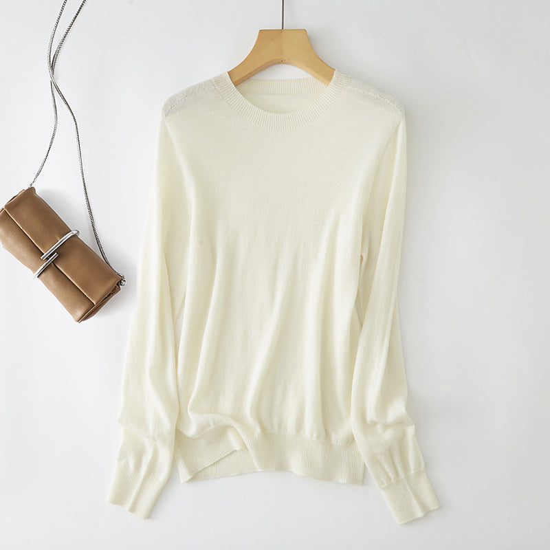 Femme Classic Relaxed Fit Strikpullover Stilla