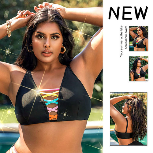 Dame Bikini-top med stilfuld snøre-design Skovae
