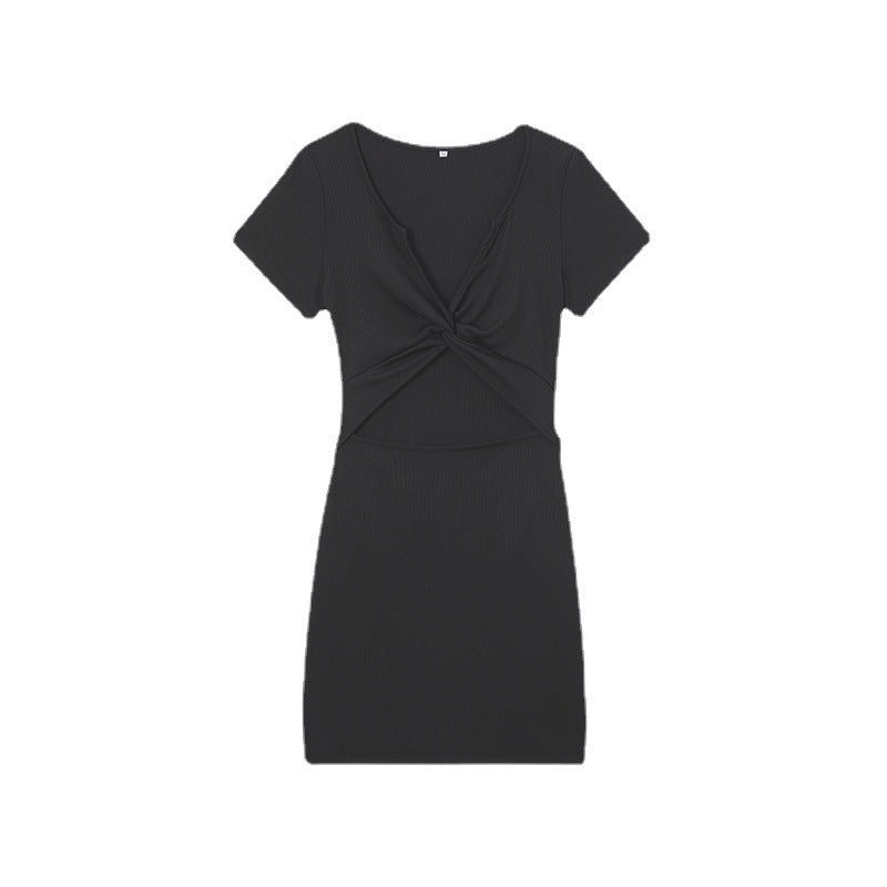 Dame Twist Front Mini Kjole Stilla