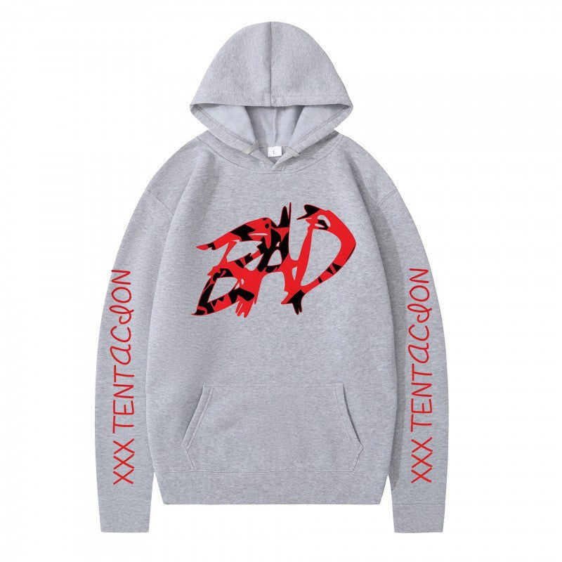 Kvinder hoodie med iøjnefaldende grafisk tryk og afslappet pasform Skovae