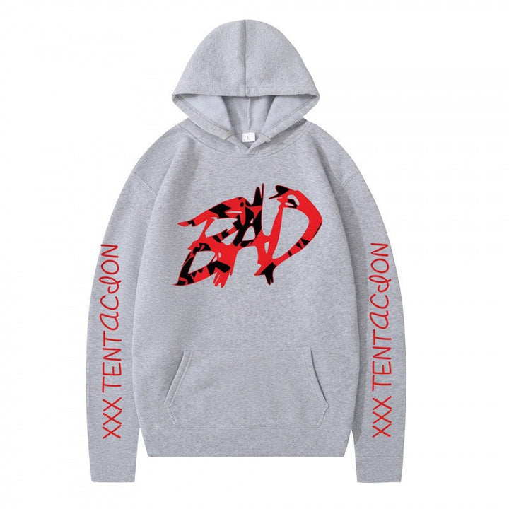 Kvinder hoodie med iøjnefaldende grafisk tryk og afslappet pasform Skovae