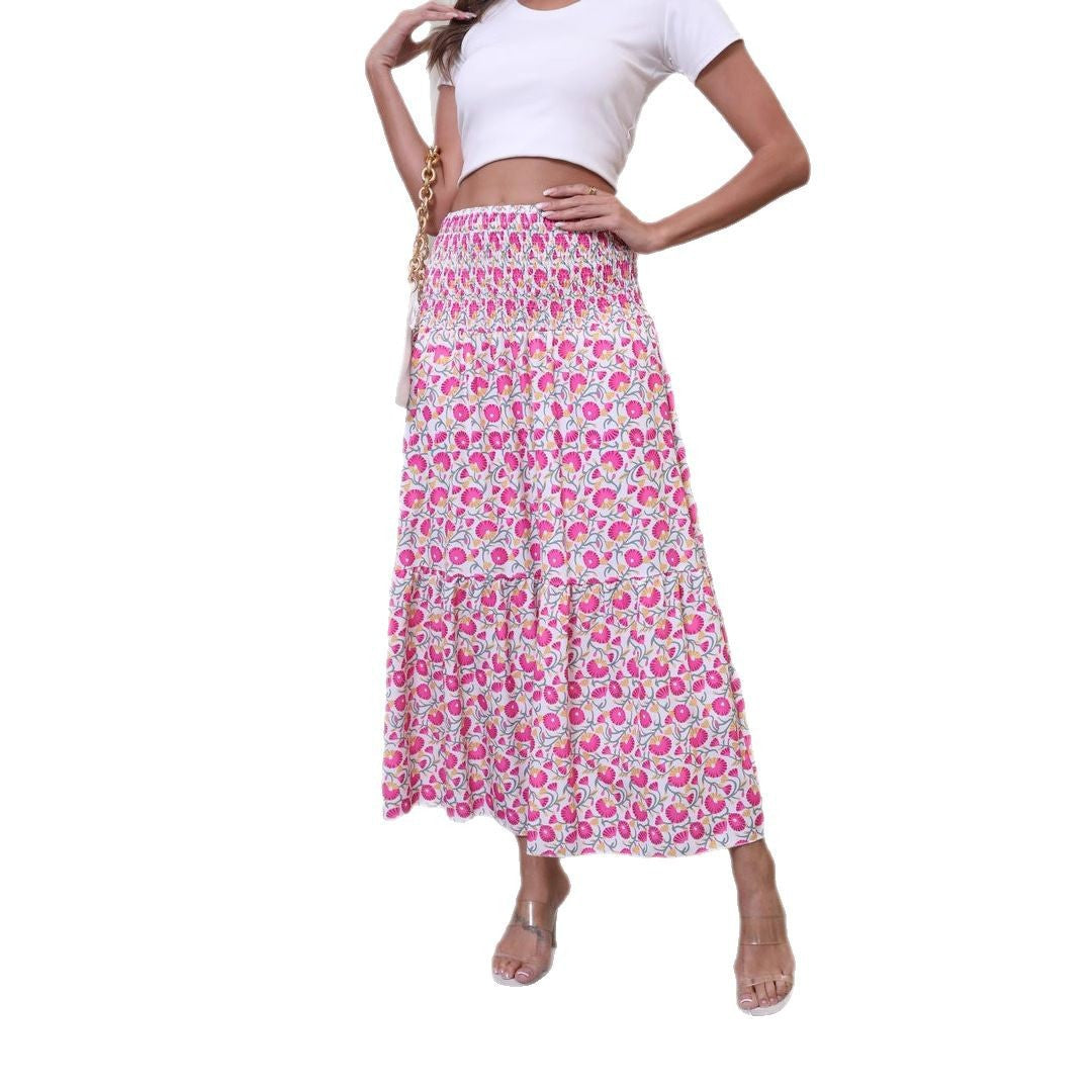 Dame Maxi Nederdel i Boho Stil Stilla