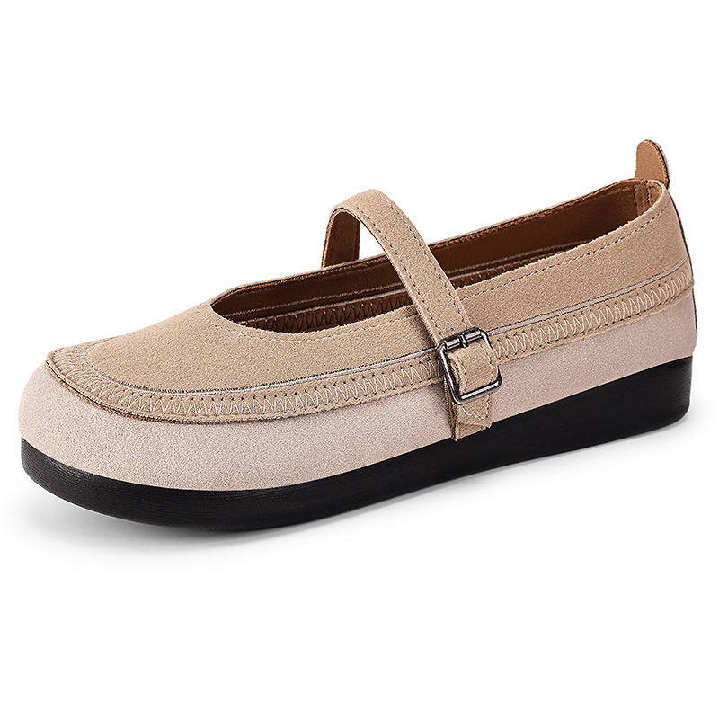 Damer Elegante Mary Jane Stil Ballerinas med justerbar rem Stilla