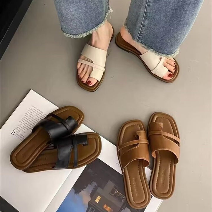 Dame Casual Slide Sandaler med minimalistisk design Stilla