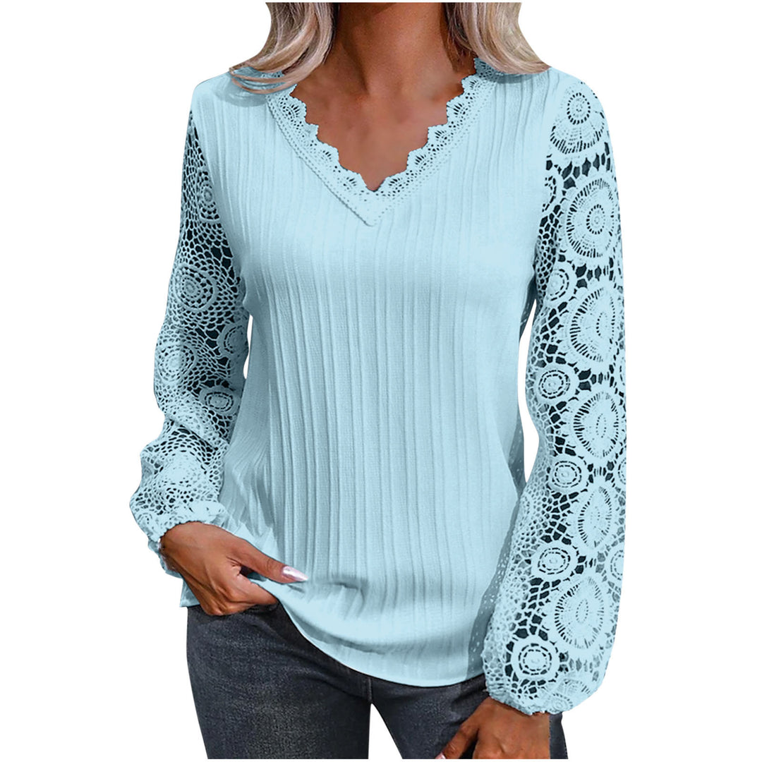 Dame trendy Bluse med spidser Stilla
