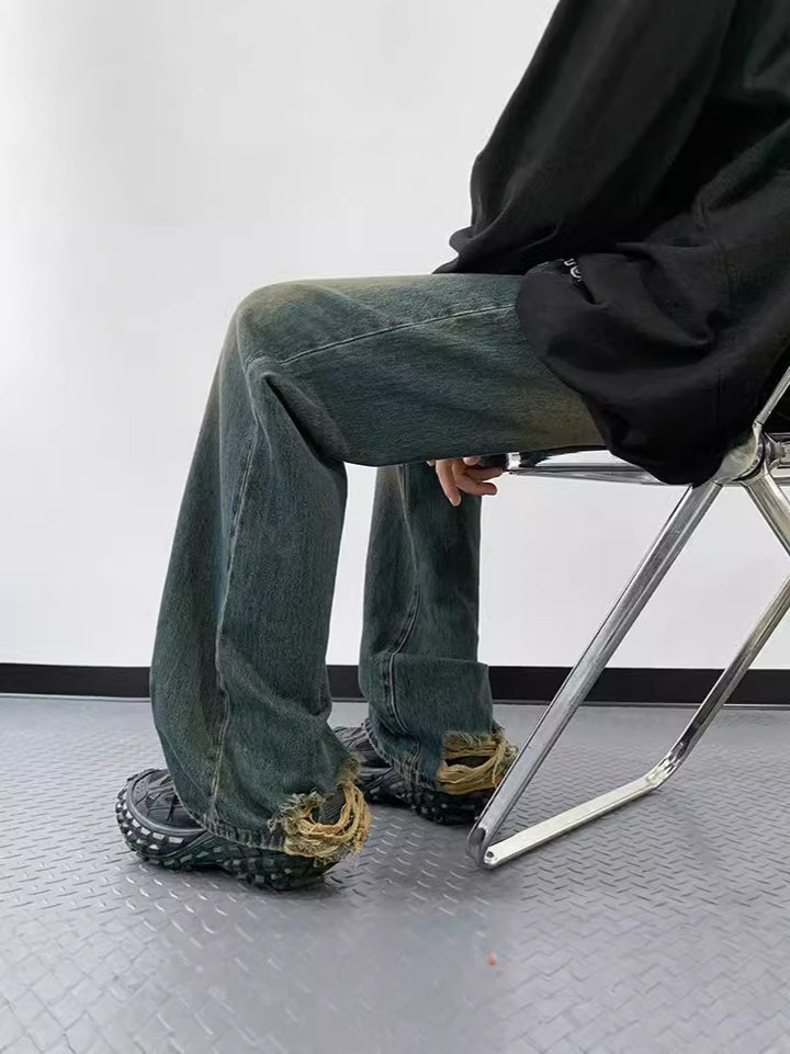 Dame løse denimbukser Stilla