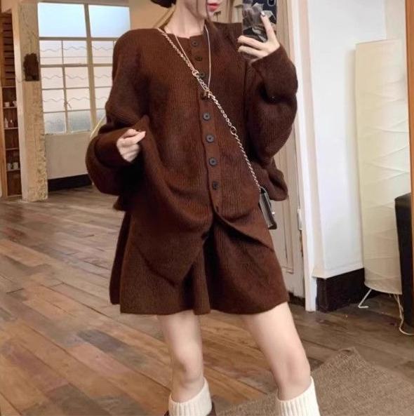 Kvinders hyggelige strik cardigan i oversized stil Stilla