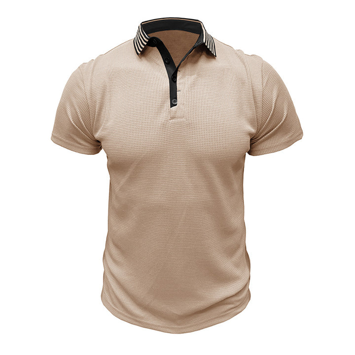 Herrer polo shirt med struktureret design og åndbare egenskaber Stilla