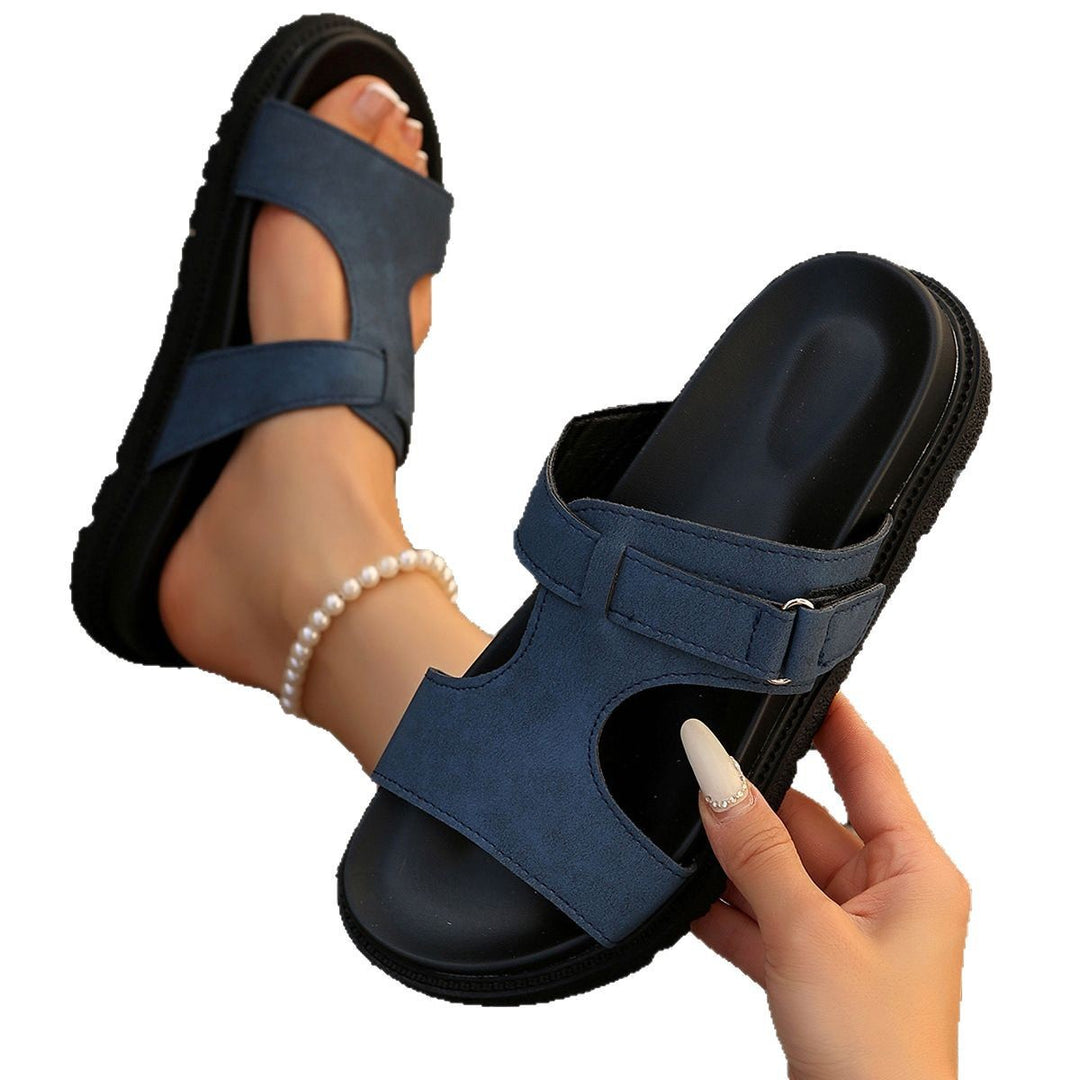 Dame Komfortable Sandaler med justerbare remme og anatomisk fodseng Stilla