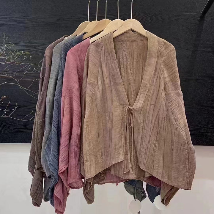 Dame Let Lagdelt Kimono Cardigan Stilla