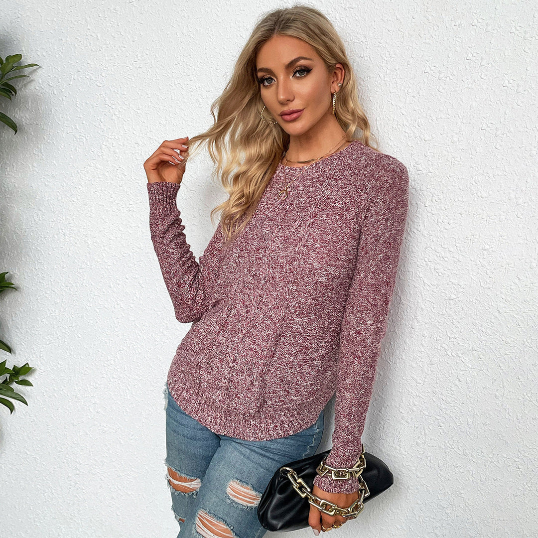 Stilla | Uformel Langærmet Rund Hals Pullover