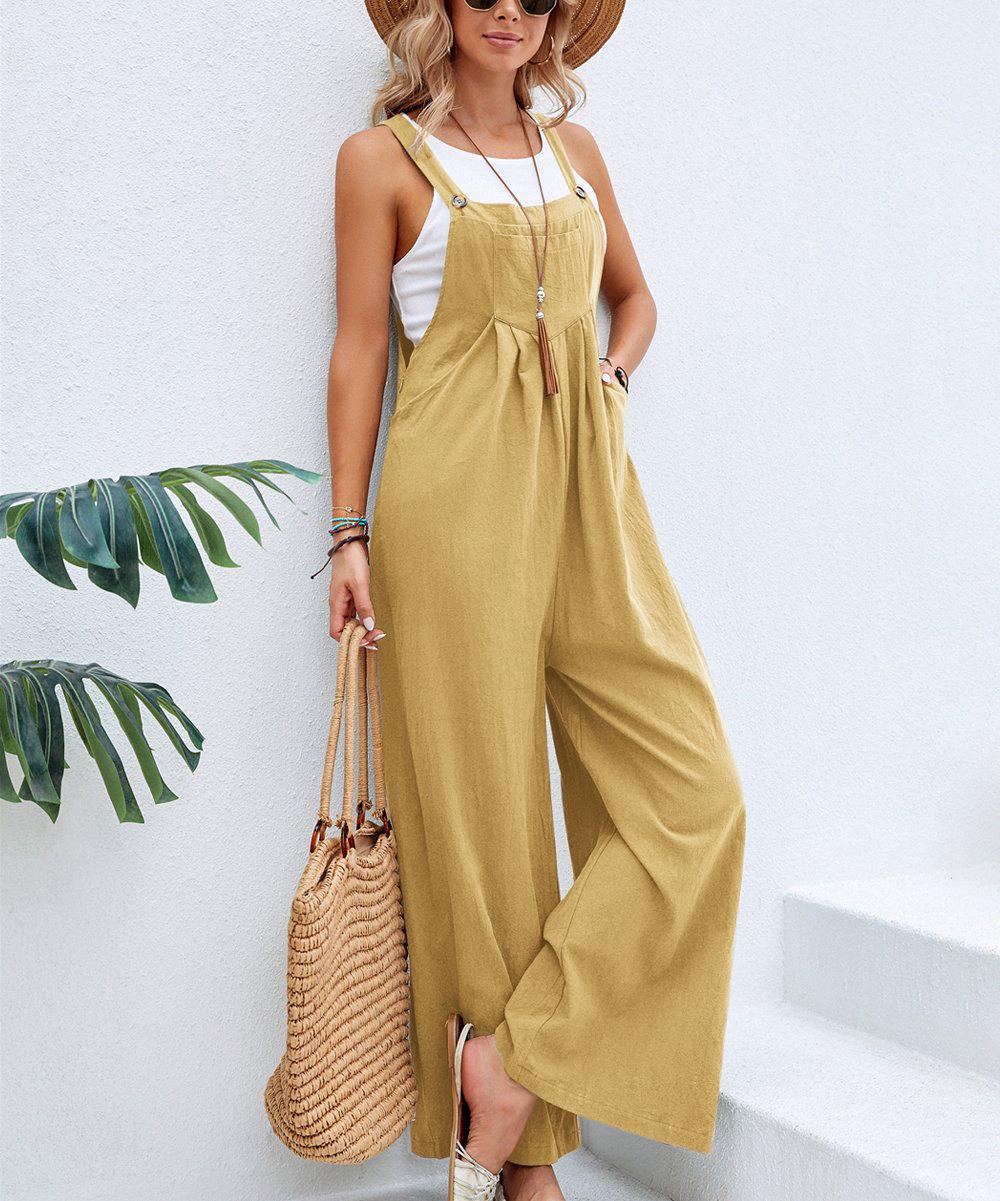 Dame jumpsuit med justerbare stropper Stilla