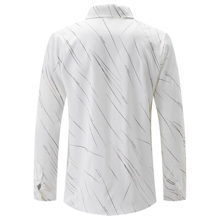Herrer skjorte med moderne, dynamisk design og klassisk snit Stilla