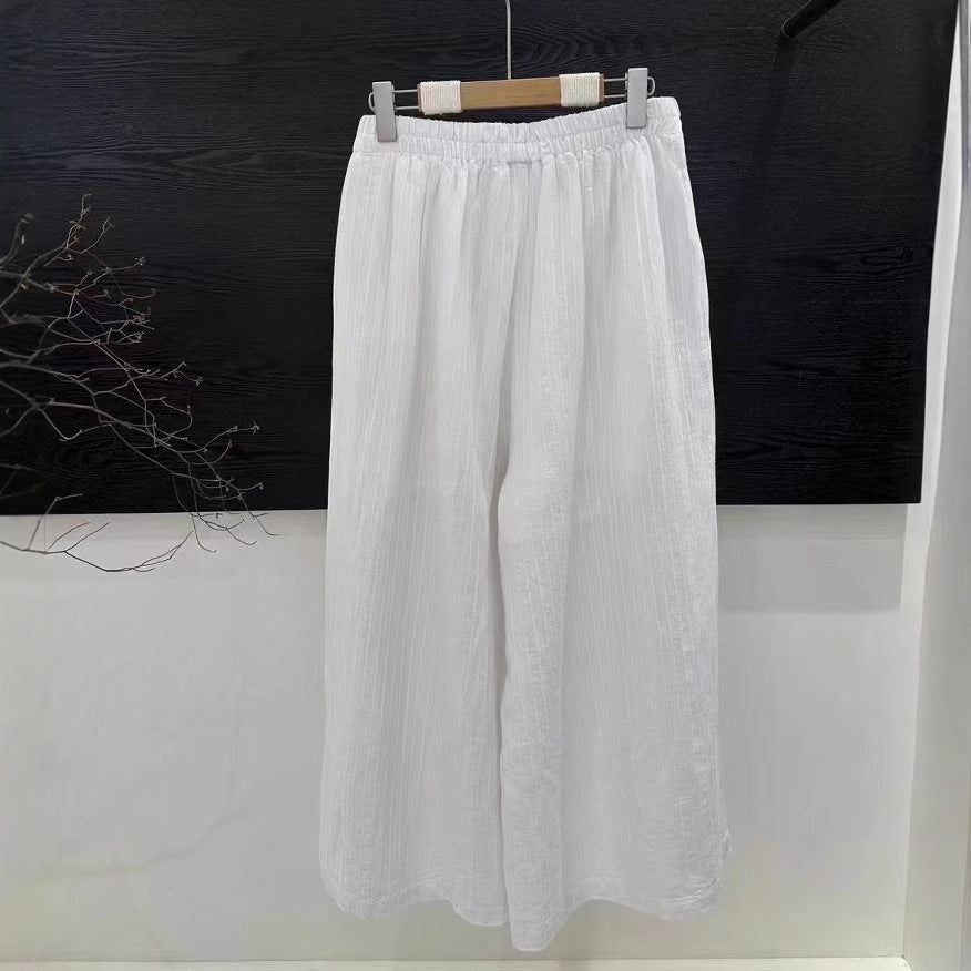 Femme Bred Teksturiseret Bukser Stilla