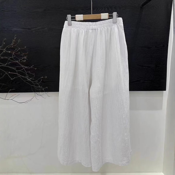 Femme Bred Teksturiseret Bukser Stilla
