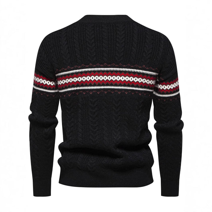 Herrer Kabelstrik Høj-Hals Pullover Stilla