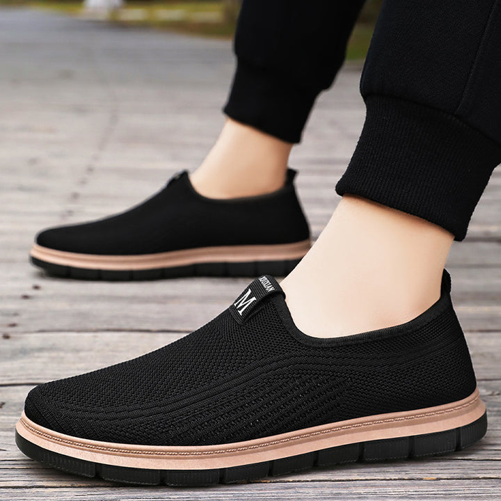 Femme åndbare Slip-On løbesko med fleksibelt strikdesign Stilla