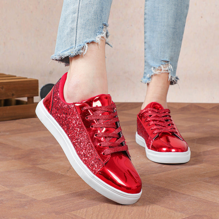 Damer Glitrende Fritidssneakers med åndbart inderfor Stilla
