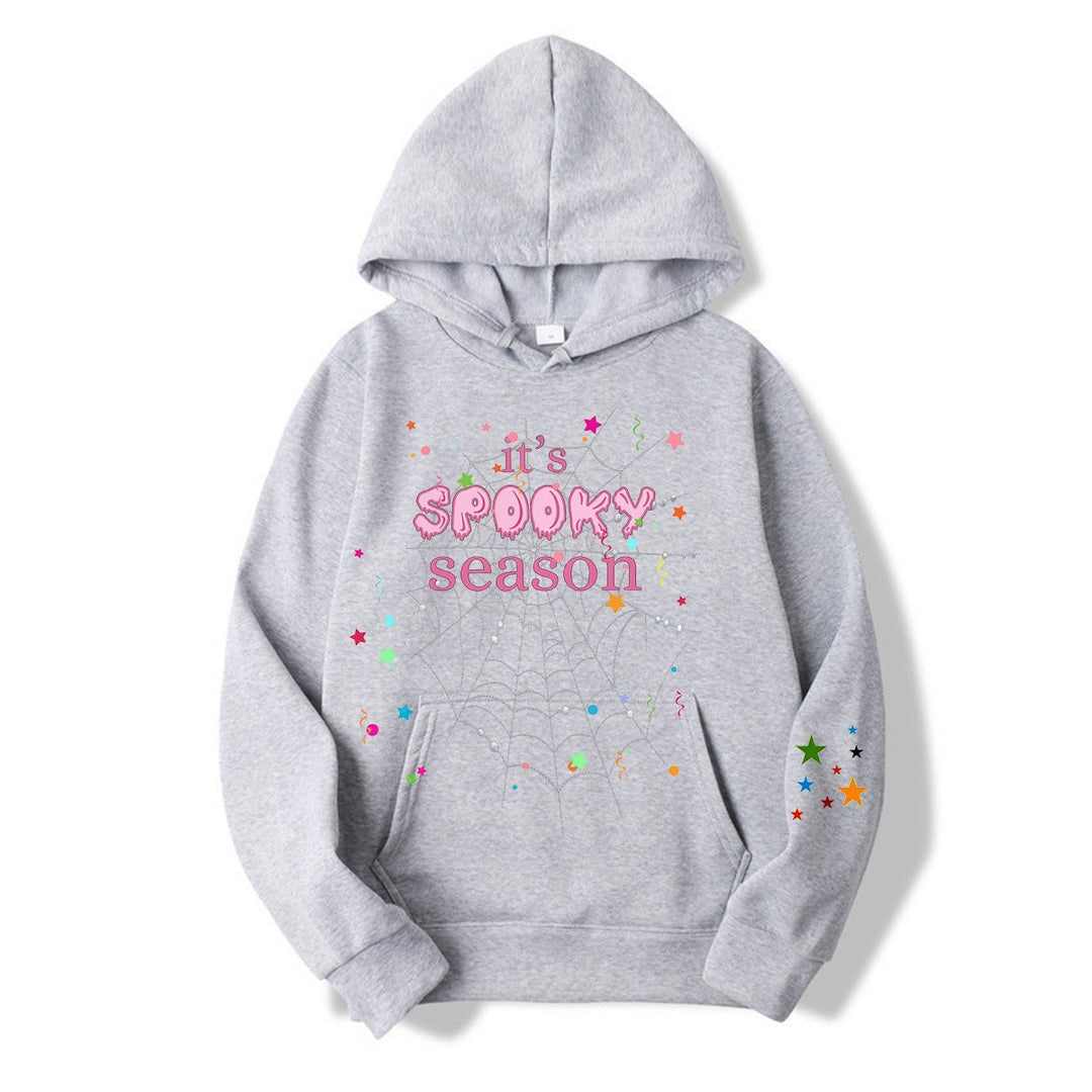 Kvinder hyggelig hoodie med grafisk Halloween design Skovae