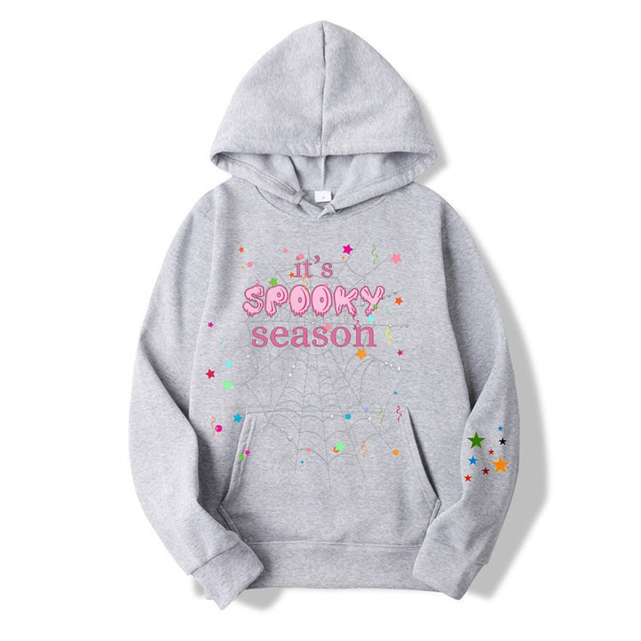 Kvinder hyggelig hoodie med grafisk Halloween design Skovae