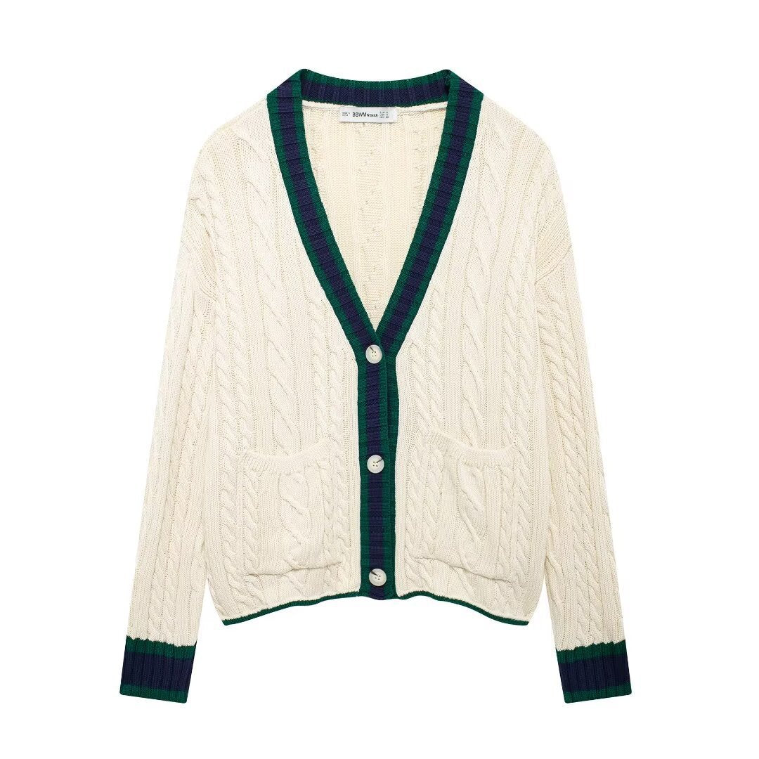 Femme Kabelstrik-Cardigan Stilla