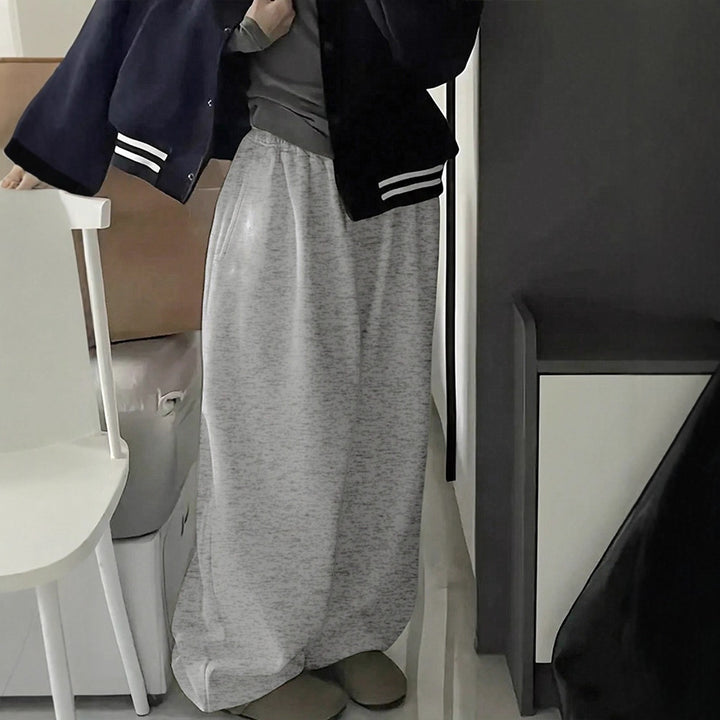 Dame komfortable Sweatpants med elastisk linning og afslappet pasform Skovae