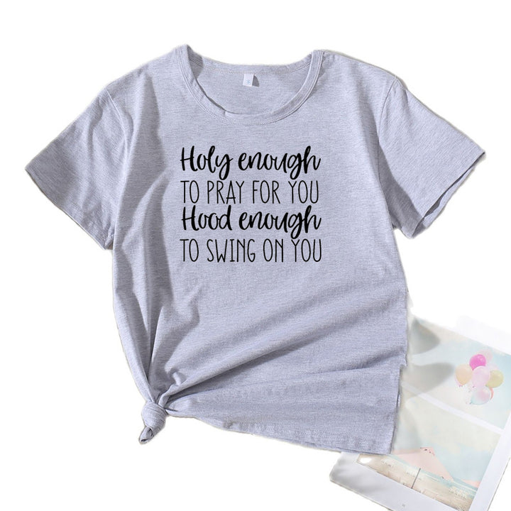 Kvinder Casual Inspirerende Grafik T-shirt Stilla