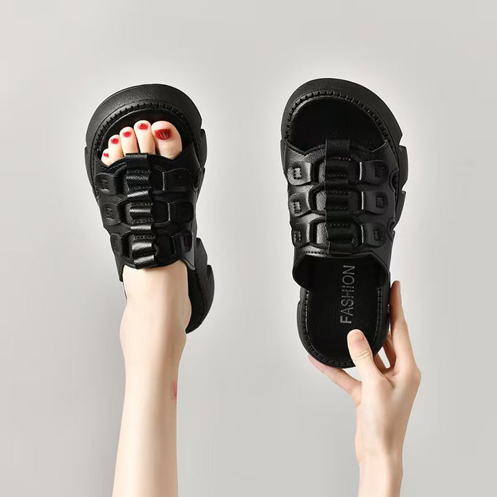 Dame Sporty Sandaler med skridsikker profil og justerbart remdesign Stilla