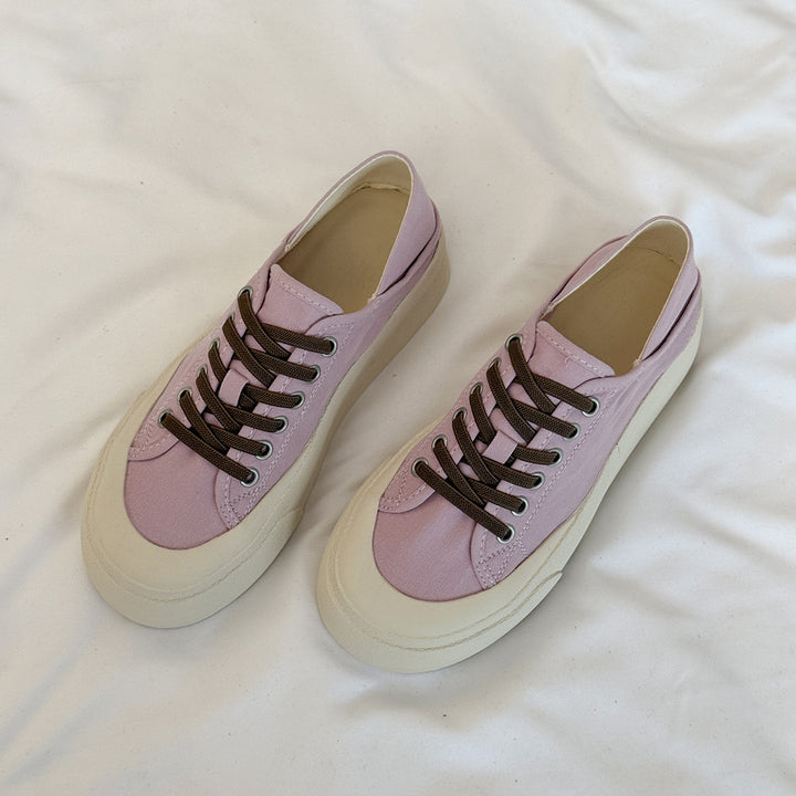 Kvinder Fritid Lærred Platform Sneakers Stilla