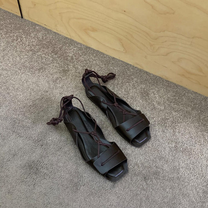 Kvinder Open-Toe Komfort Slide Sandaler med justerbare stropper Stilla