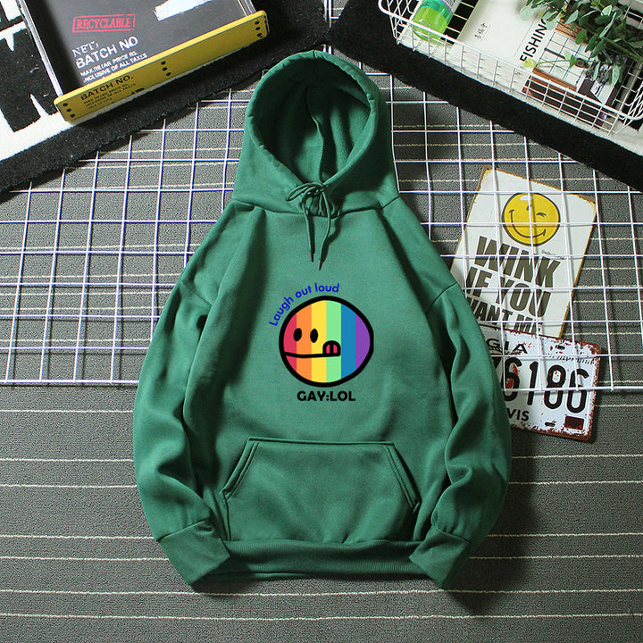Kvinder hoodie med farverig grafisk print Skovae