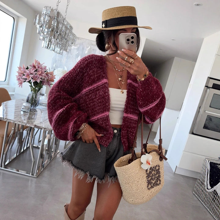 Kvinders afslappede cardigan med oversized skæring og moderne detaljer Stilla