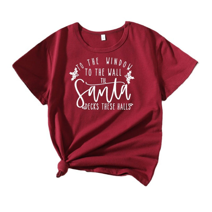 Dame Ferie Tema Grafik T-Shirt Stilla